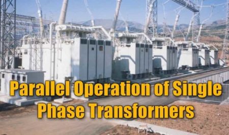 Parallel Operation of Single Phase Transformers