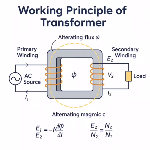 working principle of transformer