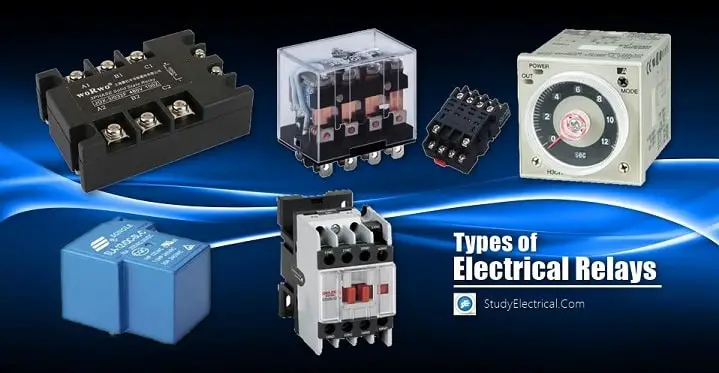 types of electrical relays