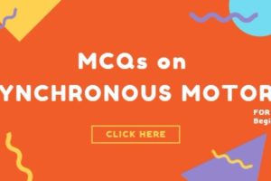 MCQs Synchronous motor