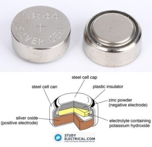 Silver oxide minature cell battery