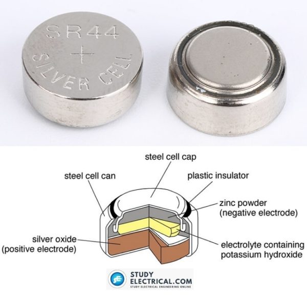 Silver Oxide Battery Chart 8712