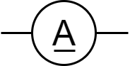 DC Ammeter Symbol