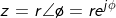 polar or exponential form