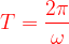 Time Period of Sinusoid