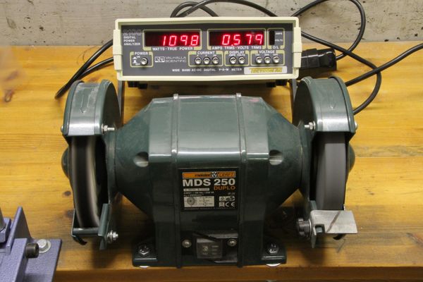 Power measured using AC power analyzer