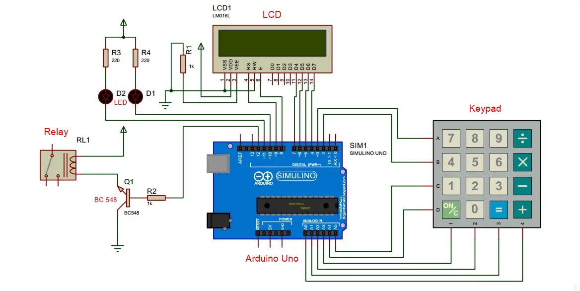 digital lock arduino