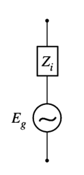 Equivalent circuit of AC source