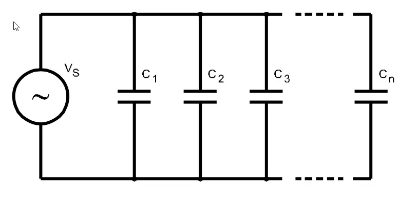 Parallel Combination of Capacitors