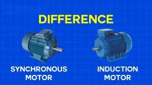 differences between induction motor and synchronous motor